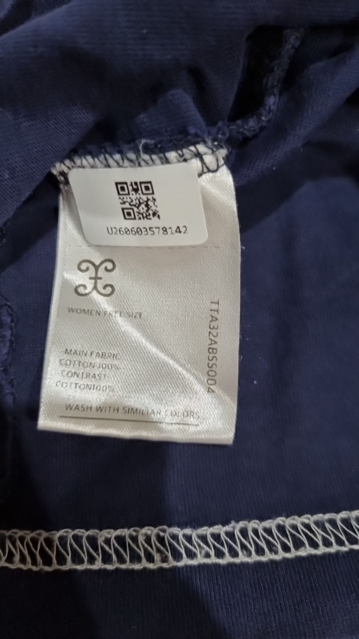 토우토우 아카이브(TOWTOW ARCHIVE) TEAM S/S TSHIRTS-INDIGO NAVY