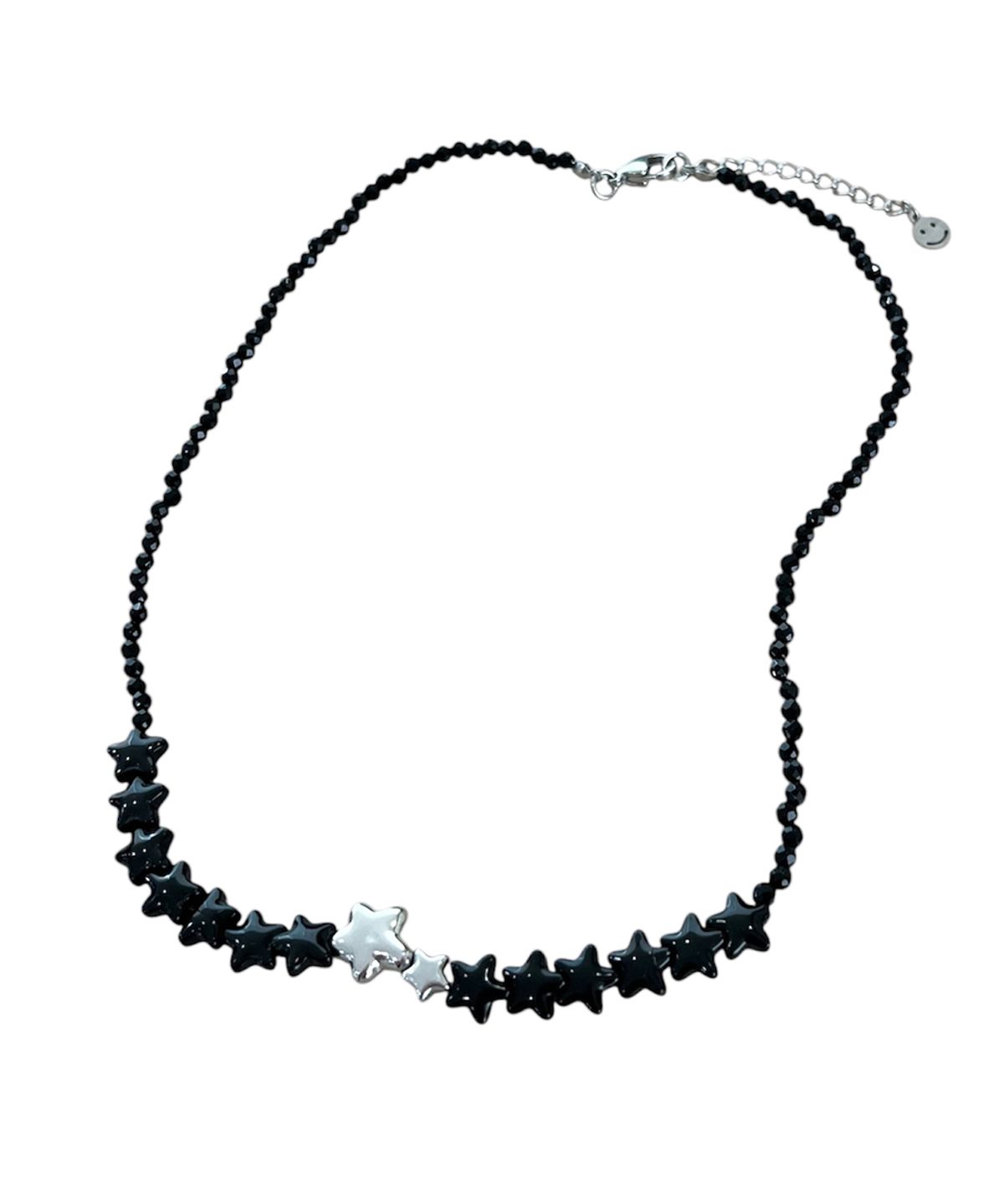 스케이터락(SK8ER ROCK) Darkstar Necklace ((Black))