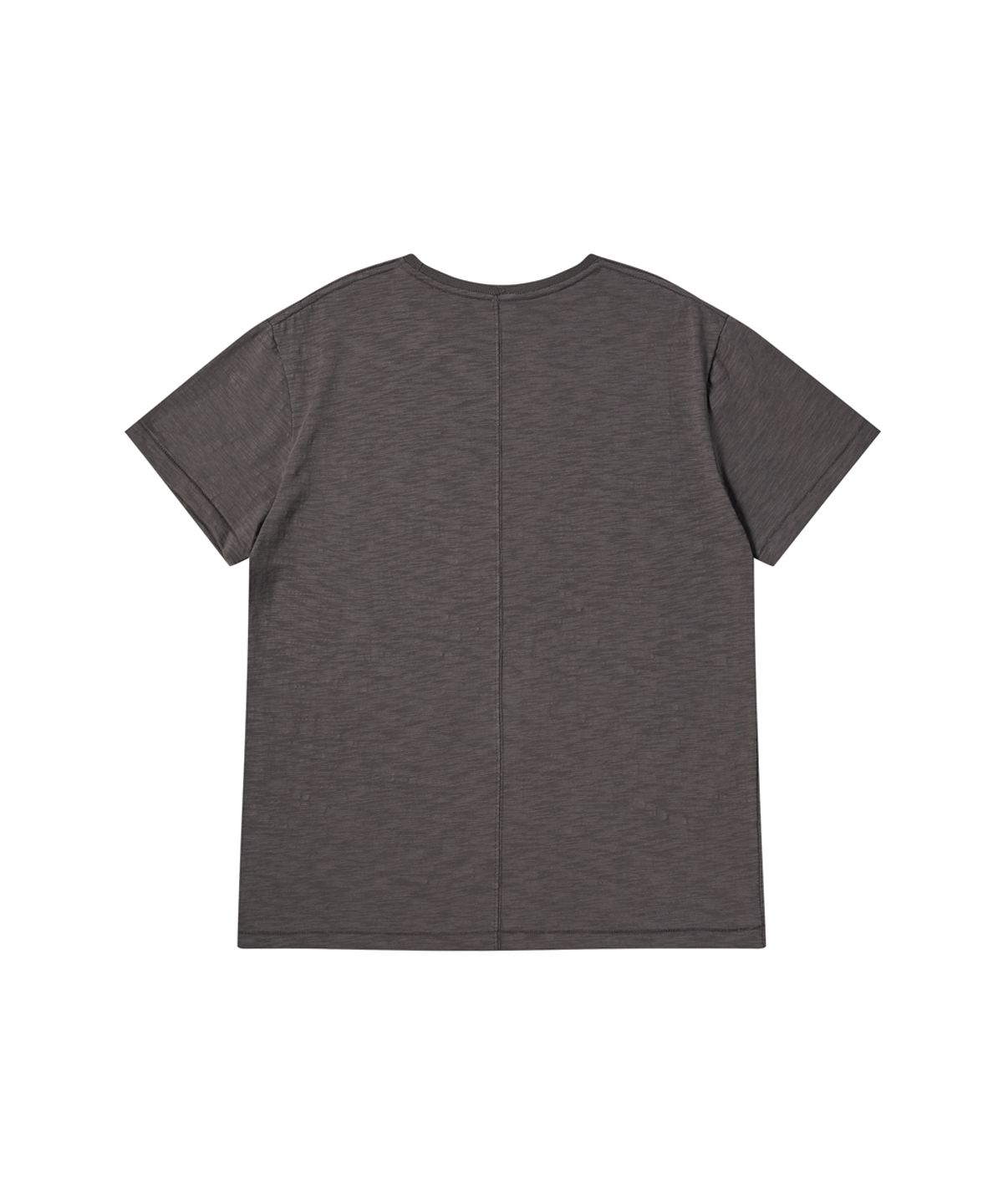 러드(LLUD) Core slub T-shirt Charcoal