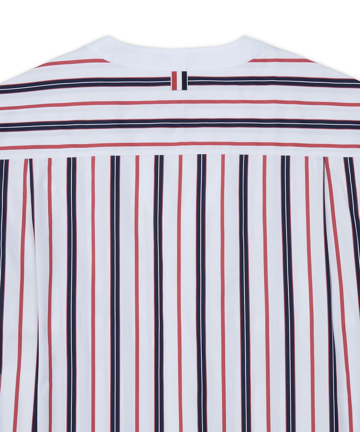 톰 브라운(THOM BROWNE) 바리에이티드 렙 스트라이프 포플린 콤보 롱슬리브 가디건 - 믹스 / MWL436CF1152960