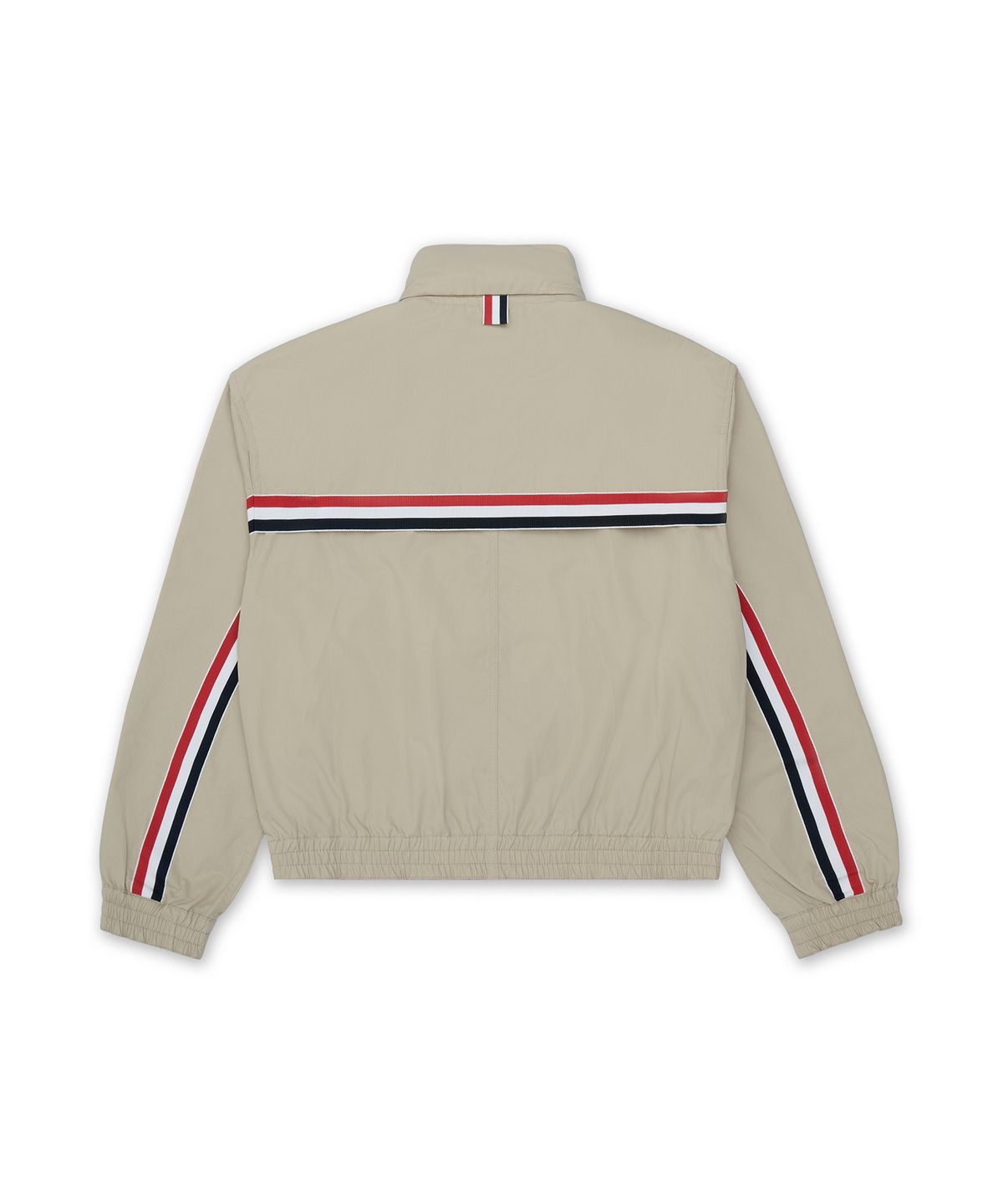 톰 브라운(THOM BROWNE) 나일론 코튼 테크 롤 아웃 후드 점퍼 - 베이지 / FBC963UF1066260