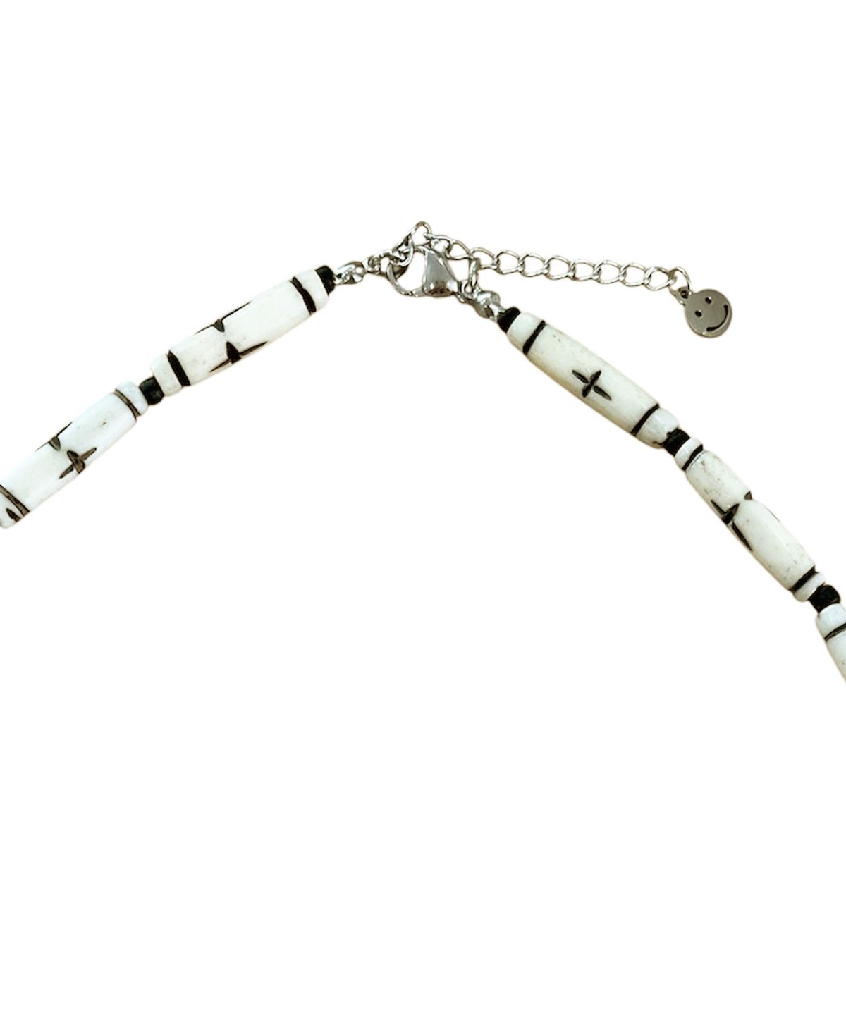 스케이터락(SK8ER ROCK) Nomad Cross Horn Necklace ((Ivoryblack))