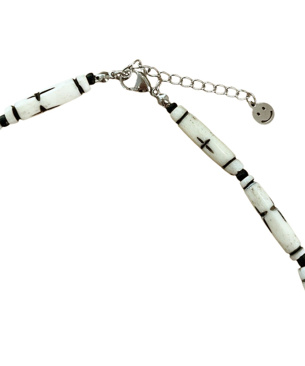 스케이터락(SK8ER ROCK) Nomad Cross Horn Necklace ((Ivoryblack))