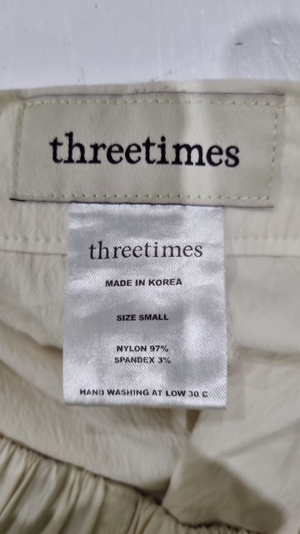 쓰리타임즈(THREETIMES) 조거 팬츠 S
