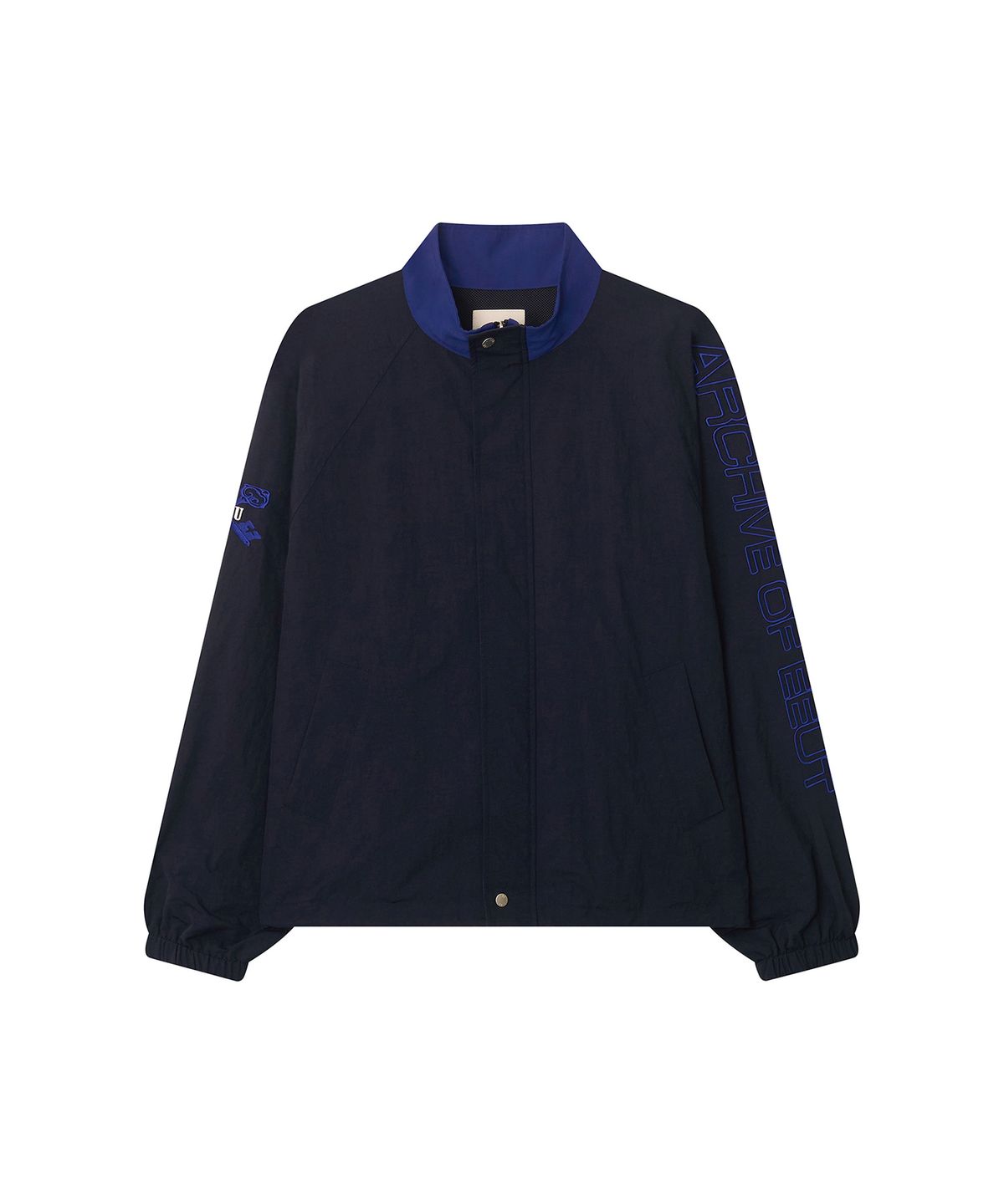 이우트(EEUT) ARCHIVE EMBROIDERED TRACK JUMPER / DARK NAVY