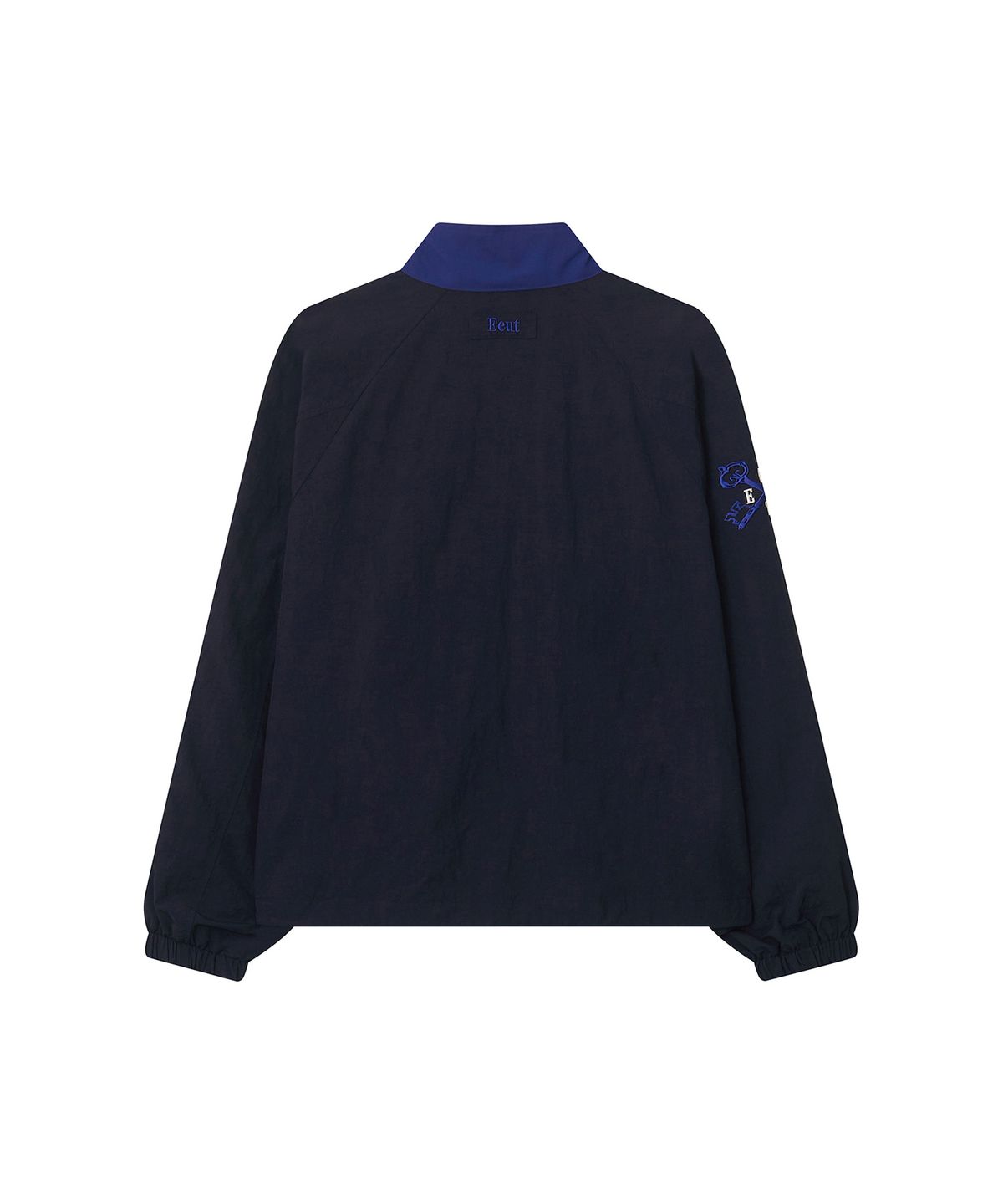 이우트(EEUT) ARCHIVE EMBROIDERED TRACK JUMPER / DARK NAVY