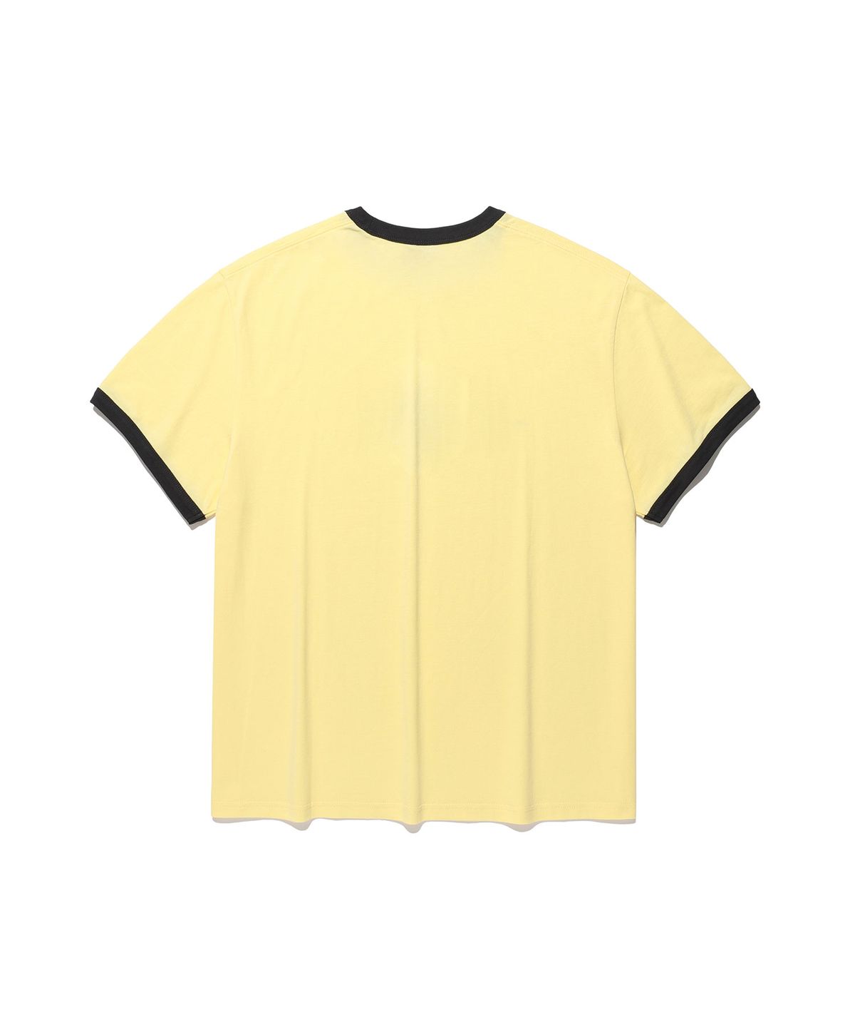 나이스고스트클럽(NICEGHOSTCLUB) CHECK 3STAR BASIC RINGER TEE_YELLOW(NG2GMUT537A)