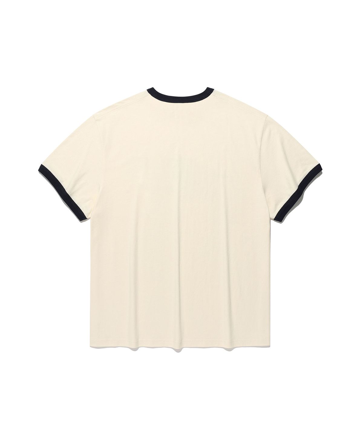나이스고스트클럽(NICEGHOSTCLUB) CHECK 3STAR BASIC RINGER TEE_CREAM(NG2GMUT537A)