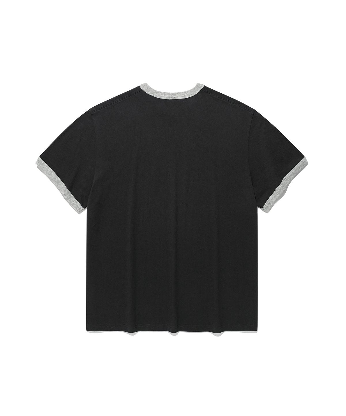 나이스고스트클럽(NICEGHOSTCLUB) CHECK 3STAR BASIC RINGER TEE_CHARCOAL(NG2GMUT537A)
