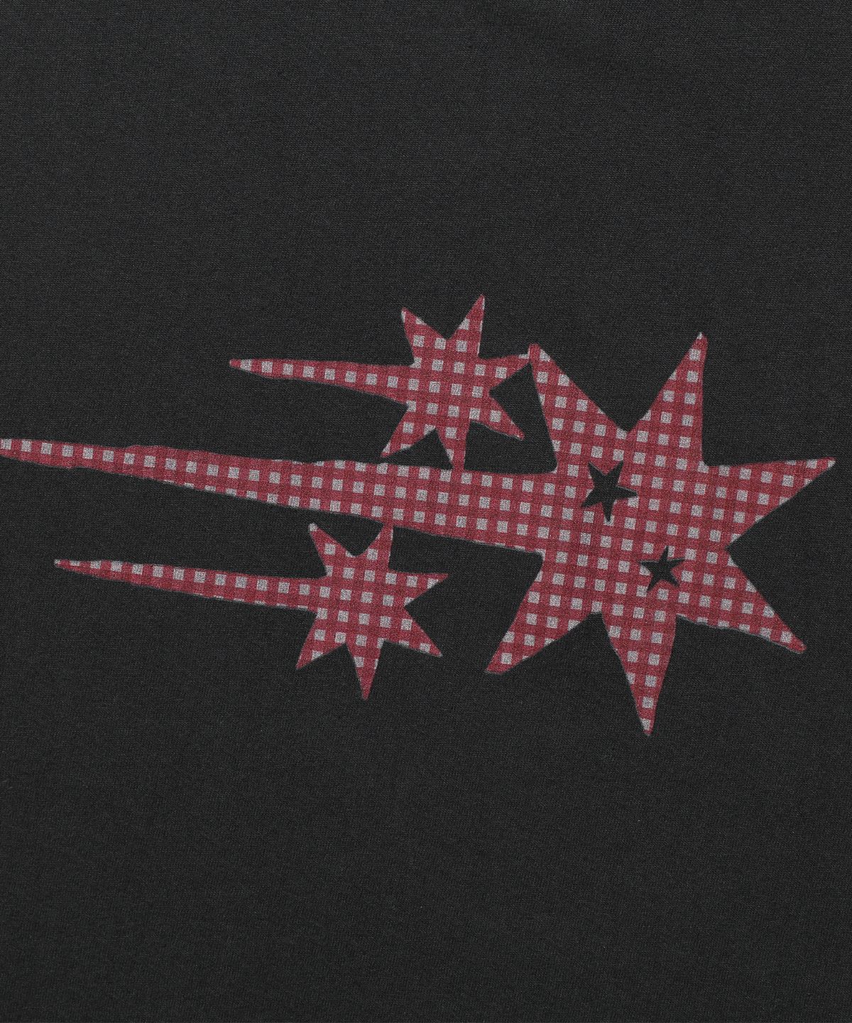나이스고스트클럽(NICEGHOSTCLUB) CHECK 3STAR BASIC RINGER TEE_CHARCOAL(NG2GMUT537A)