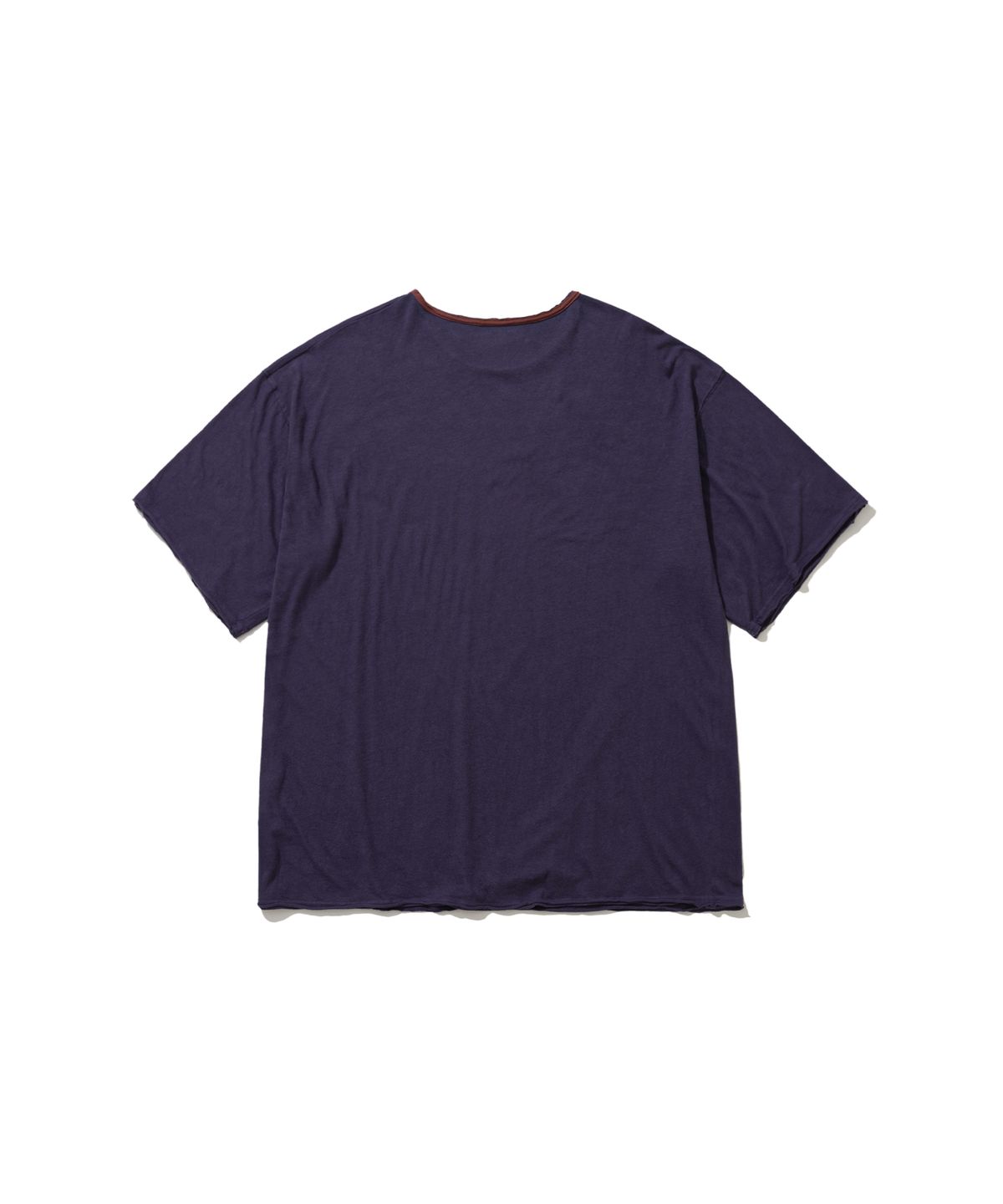 앵글런(ANGLAN) Soft Cut-Off Tee - Purple
