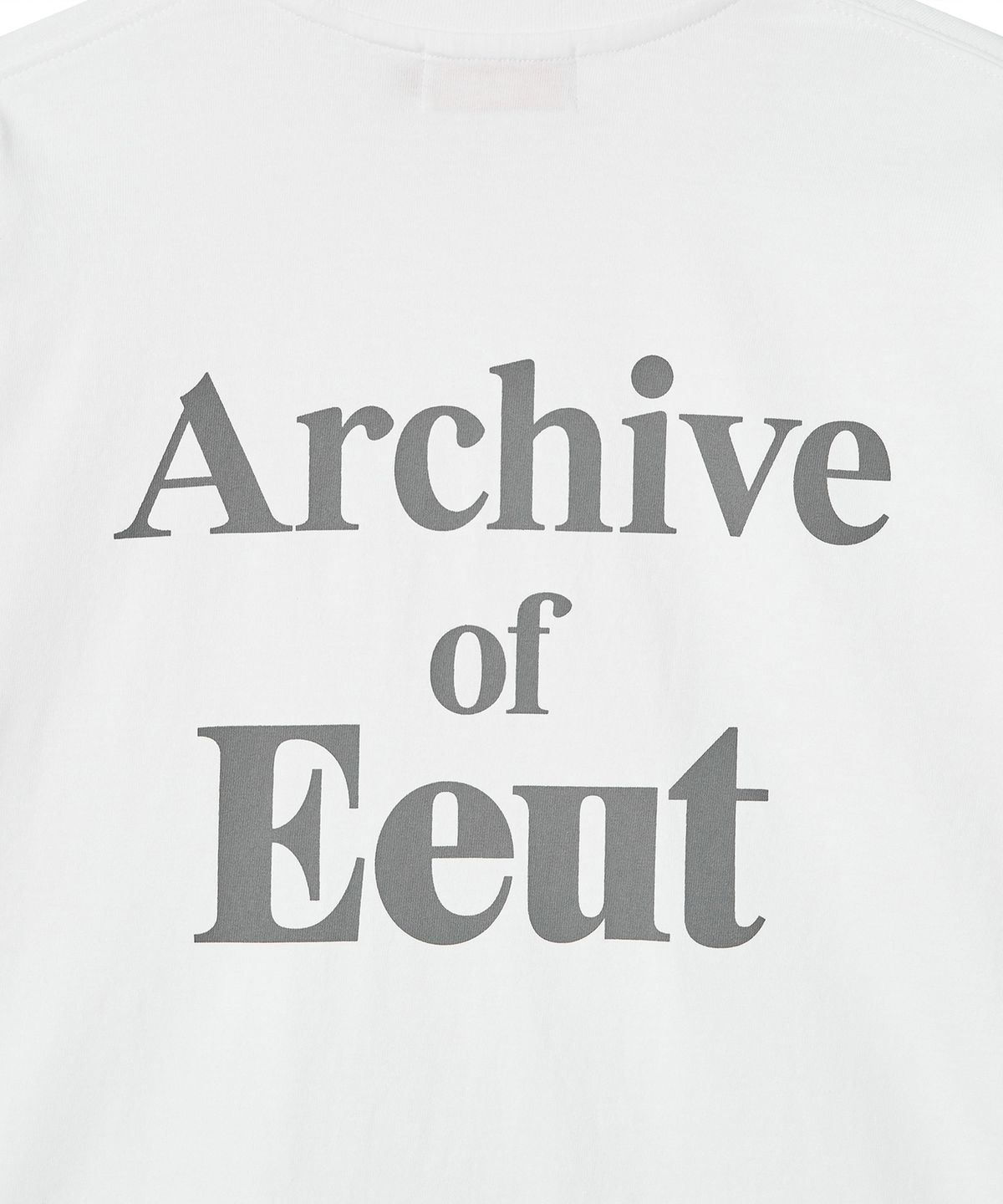 이우트(EEUT) PIGMENT DYED LONG SLEEVE / WHITE