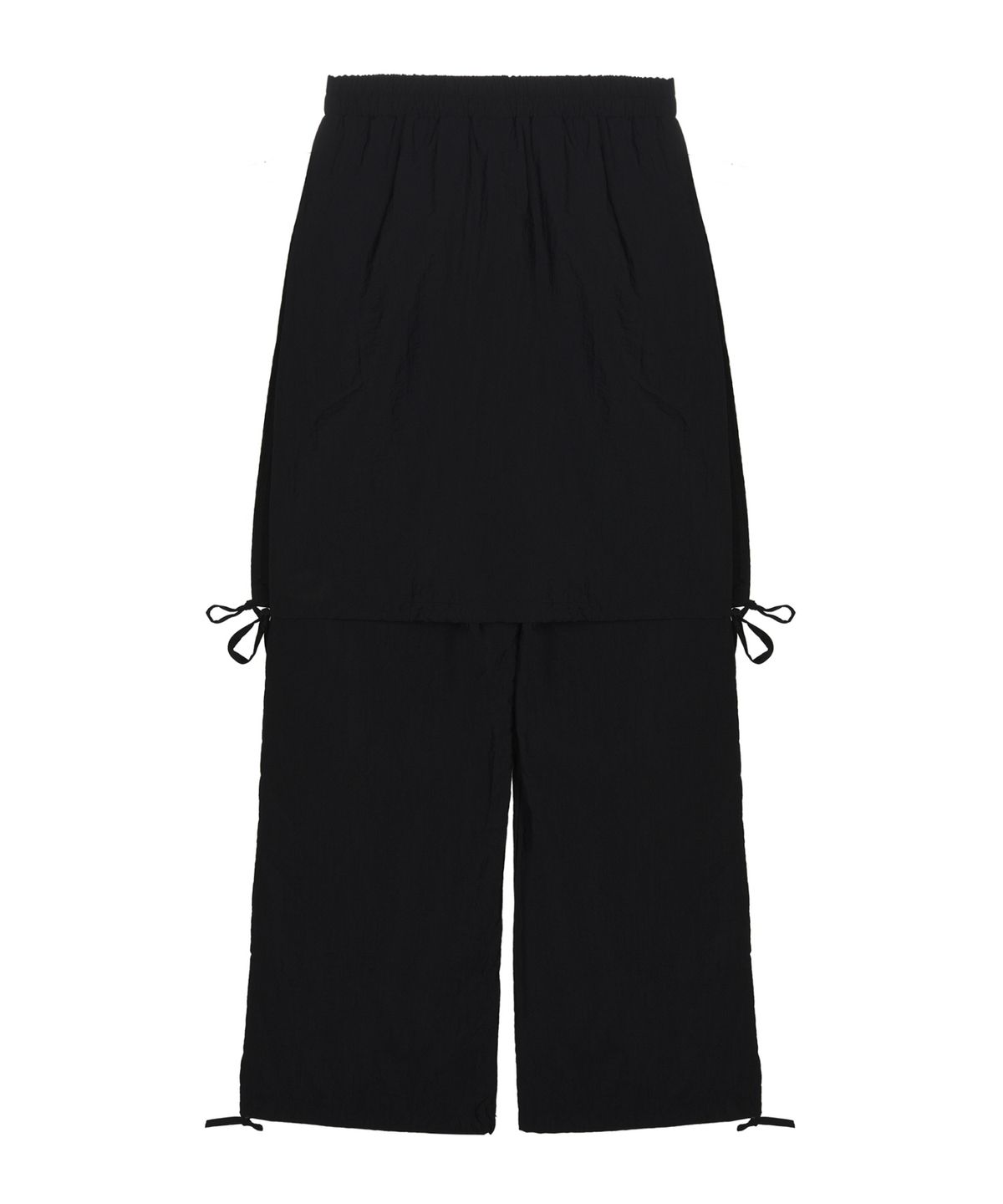 닉앤니콜(NICK&NICOLE) LAYERED STRING WRAP SKORT_BLACK