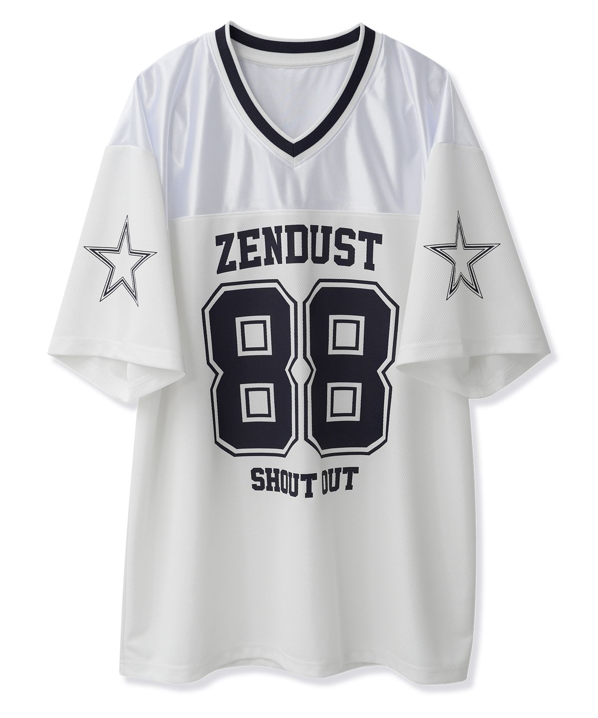 젠더스트(ZENDUST) Glow Squad Football Jersey T-shirt BLACK