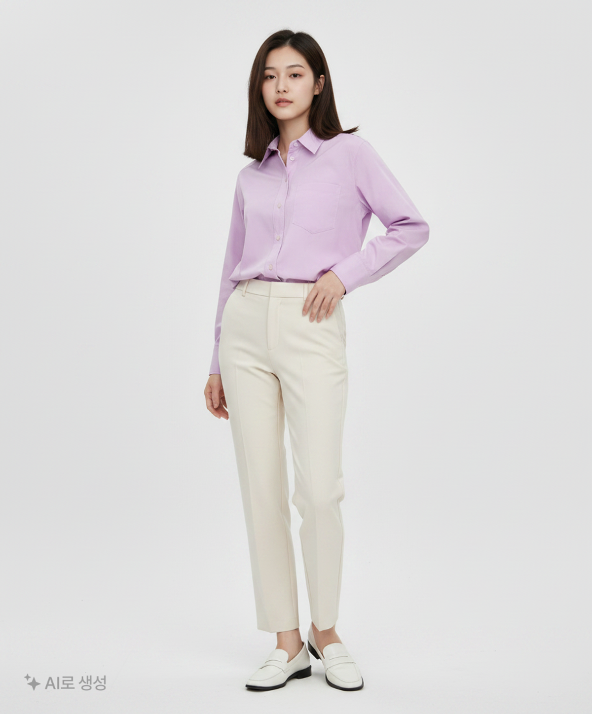 미쏘(MIXXO) 아웃포켓 오버핏 변형 셔츠 MIWYWC223B S