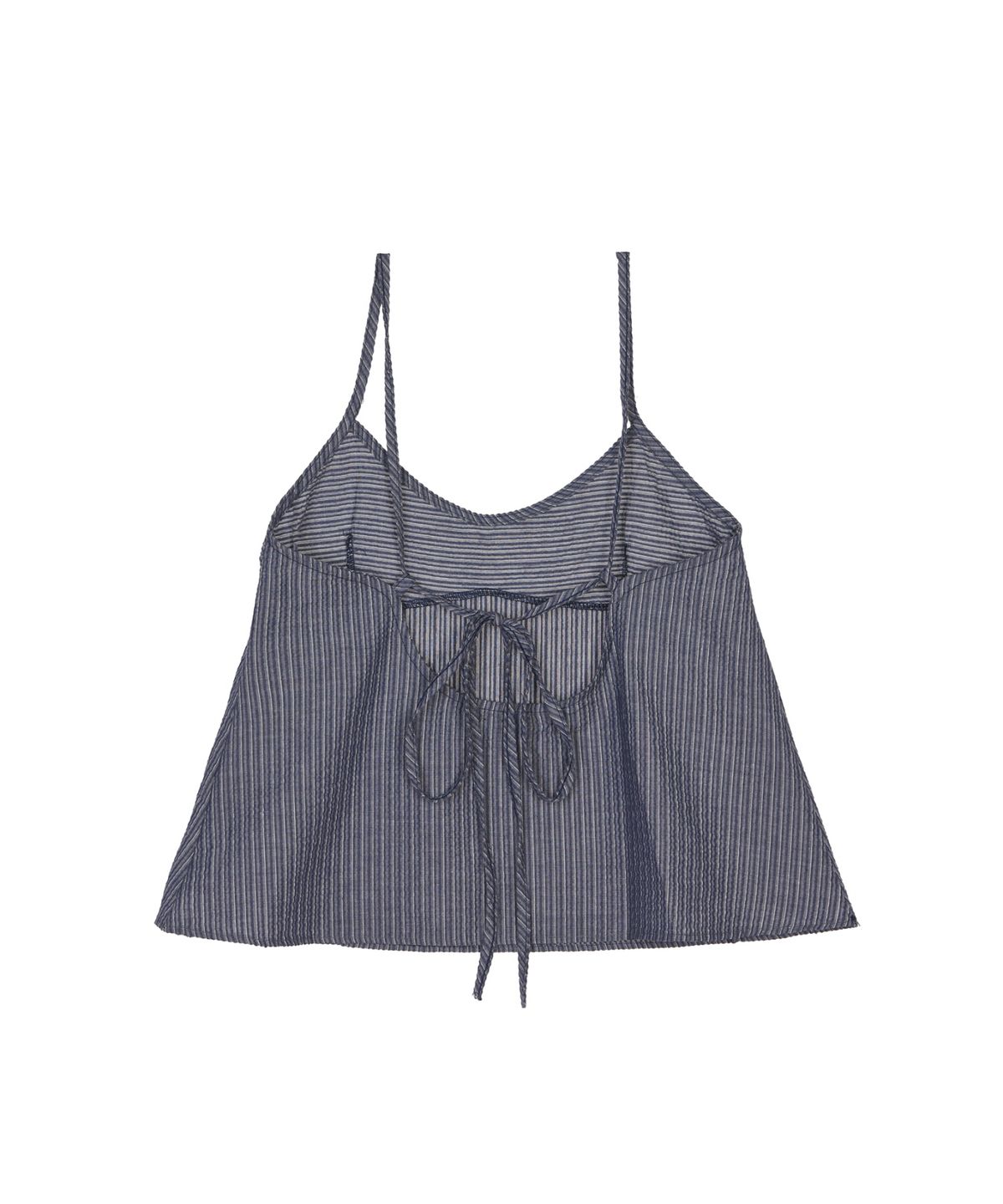 닉앤니콜(NICK&NICOLE) SHEER STRAP CAMI TOP_NAVY
