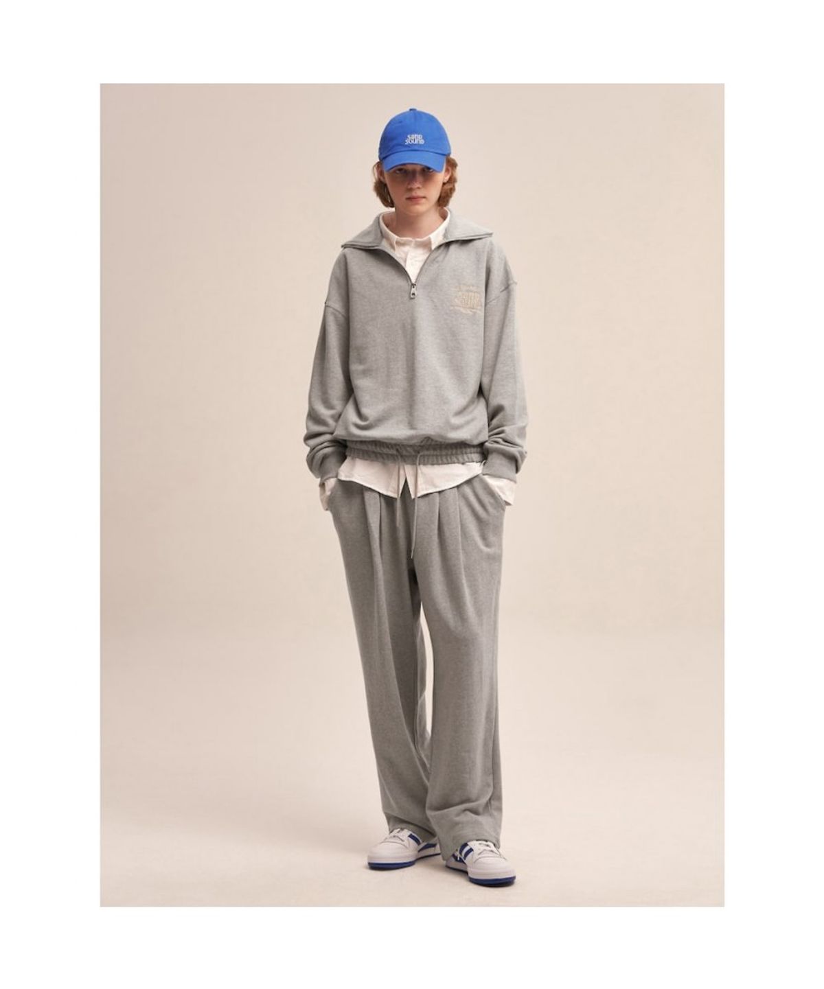 샌드 사운드(SAND SOUND) (UNISEX) Wide Training Pants  Grey