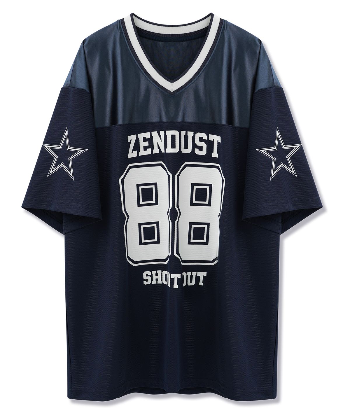 젠더스트(ZENDUST) Glow Squad Football Jersey T-shirt NAVY