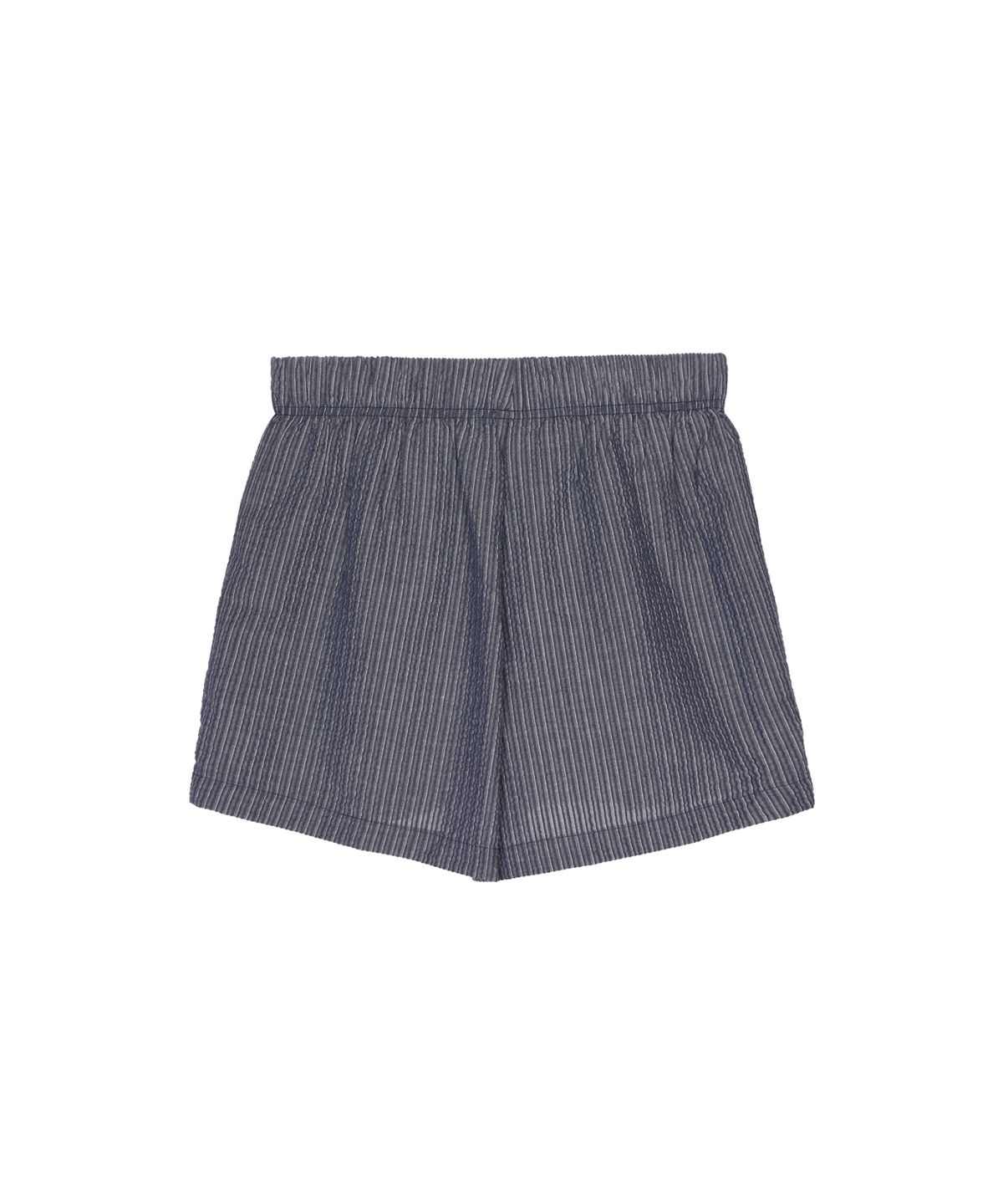 닉앤니콜(NICK&NICOLE) SHEER STRIPE SHORT PANTS_NAVY