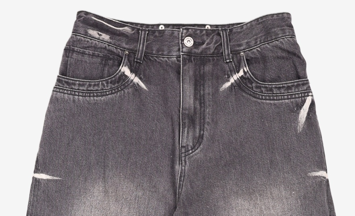 메종미네드(MAISON MINED) UNION DETACHABLE DENIM PANTS M