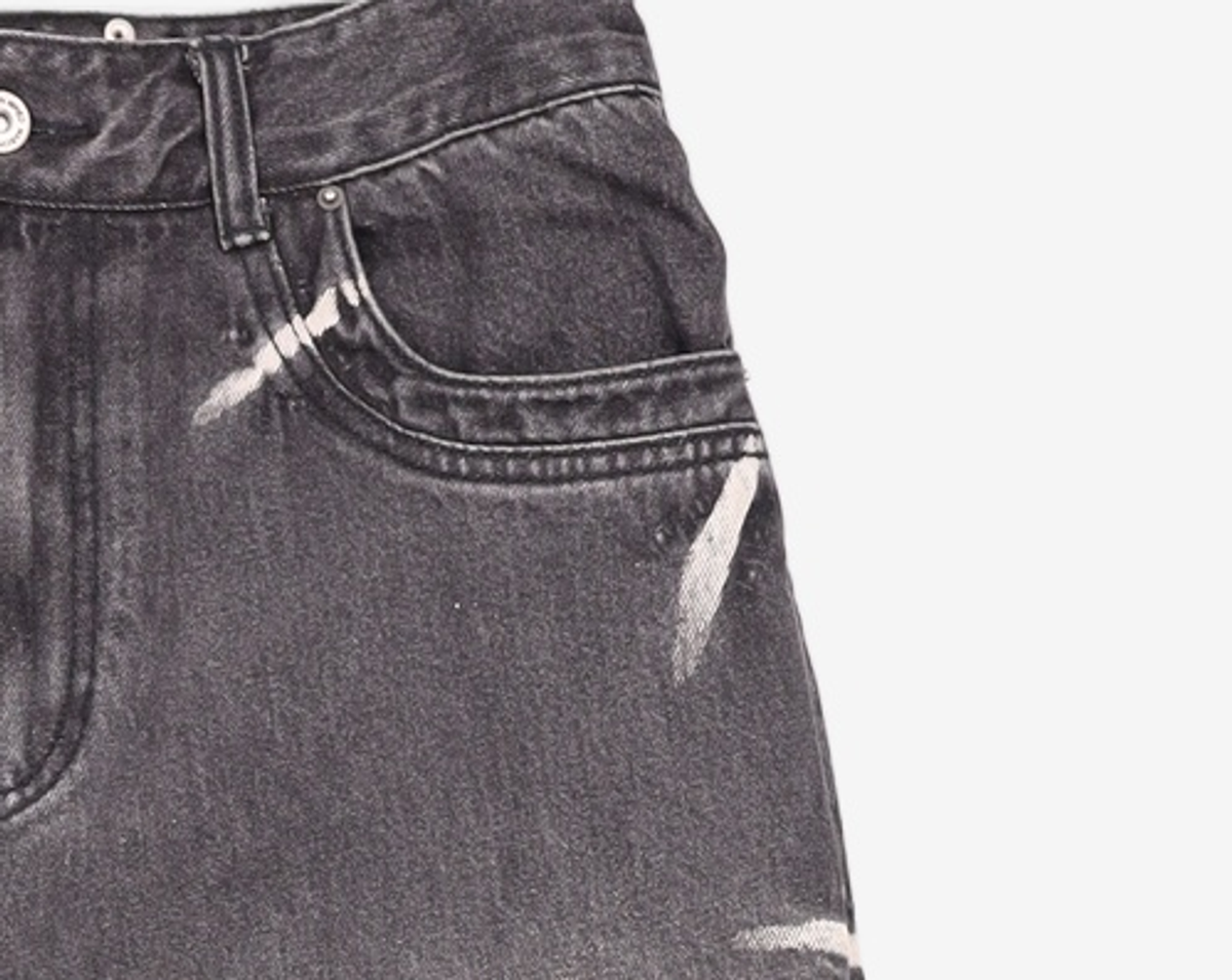 메종미네드(MAISON MINED) UNION DETACHABLE DENIM PANTS M