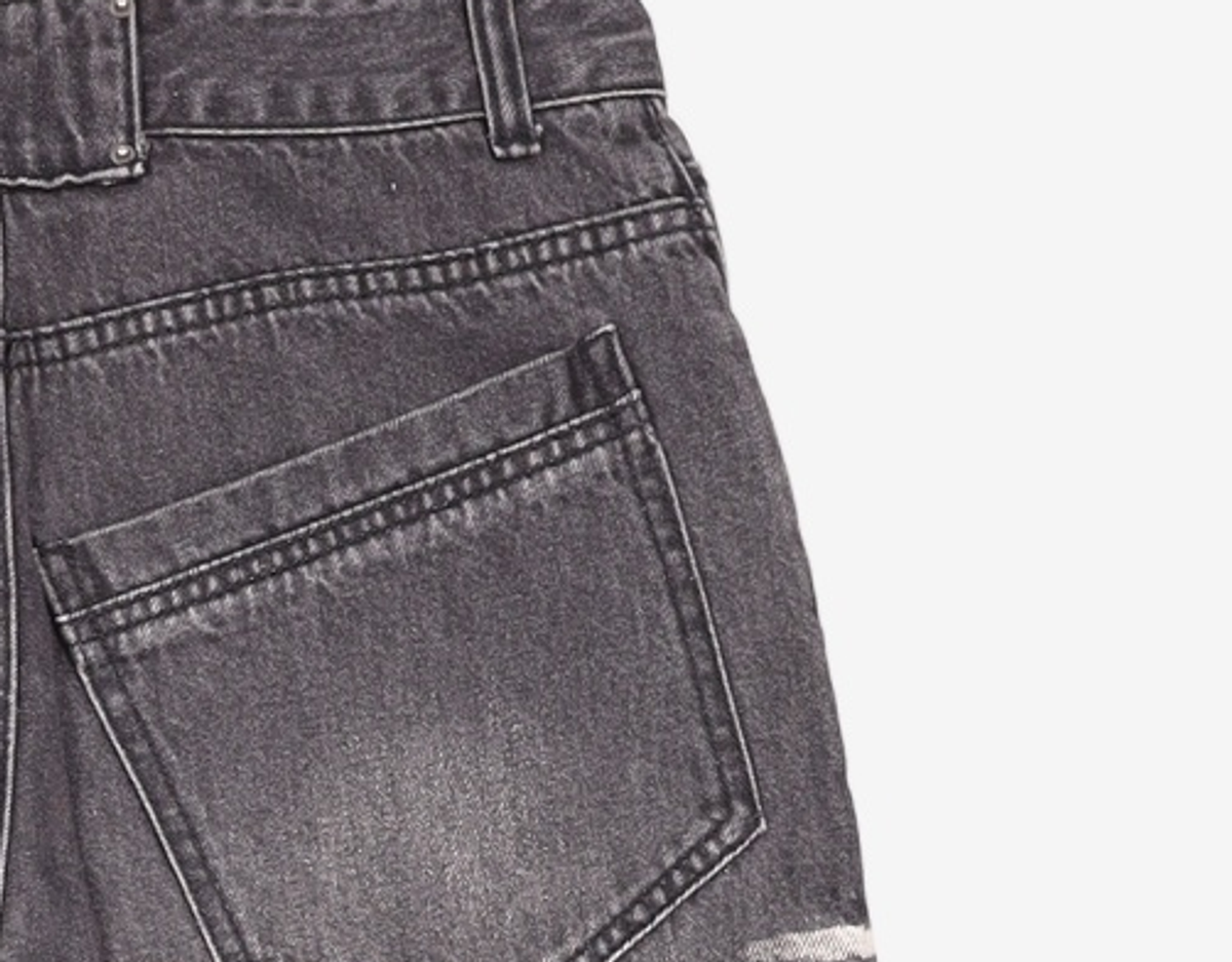 메종미네드(MAISON MINED) UNION DETACHABLE DENIM PANTS M