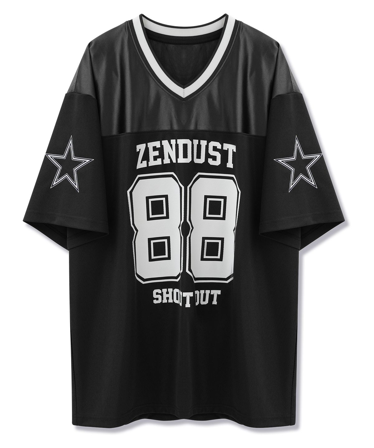 젠더스트(ZENDUST) Glow Squad Football Jersey T-shirt WHITE