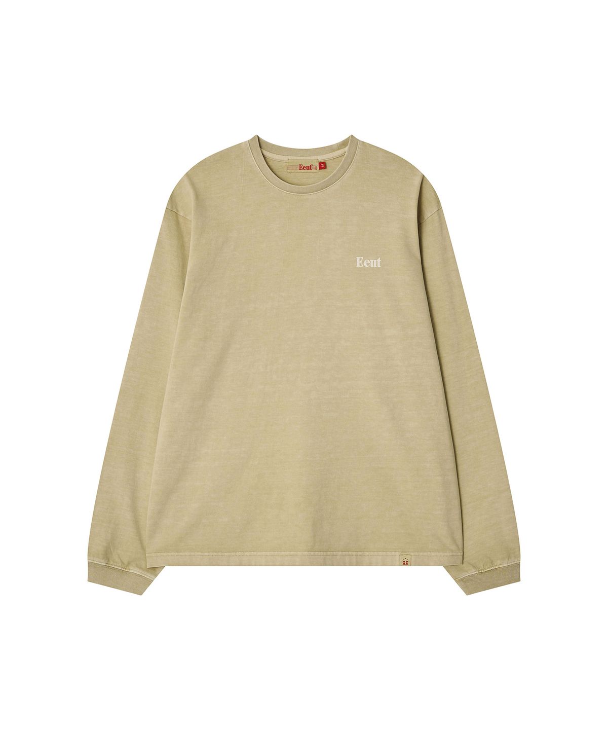 이우트(EEUT) PIGMENT DYED LONG SLEEVE / YELLOW