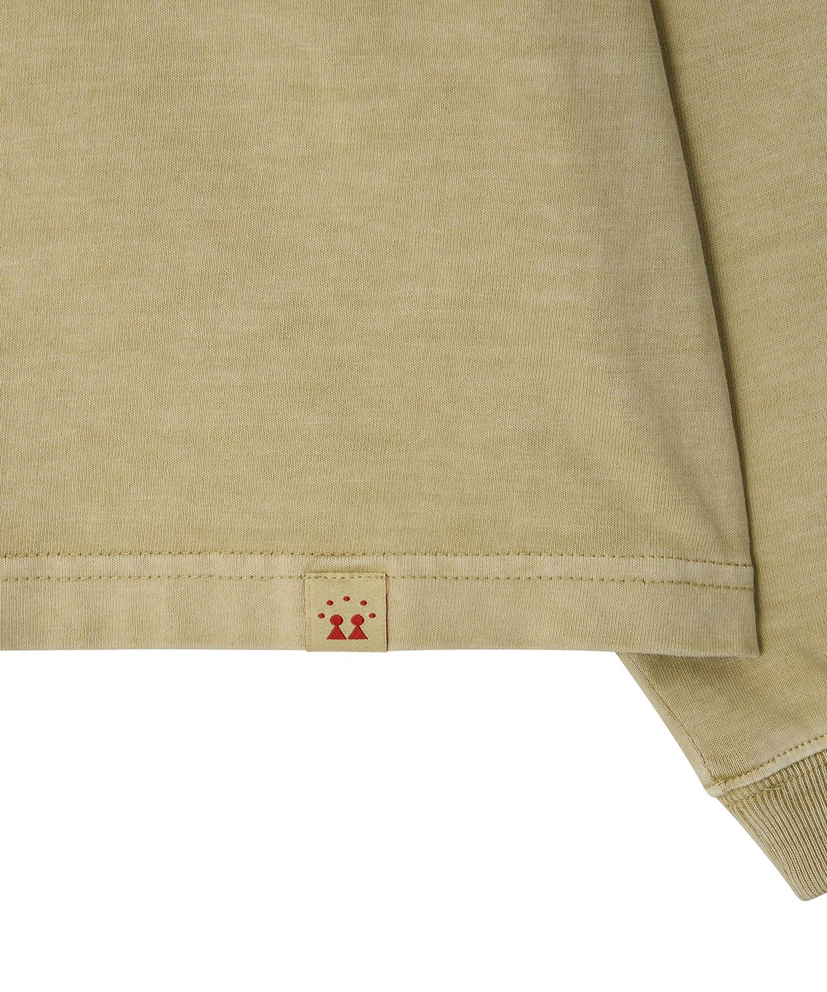 이우트(EEUT) PIGMENT DYED LONG SLEEVE / YELLOW