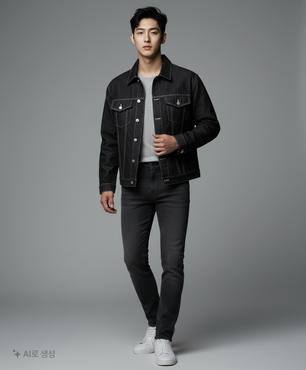 스파오(SPAO) 데님/트러커 재킷 S