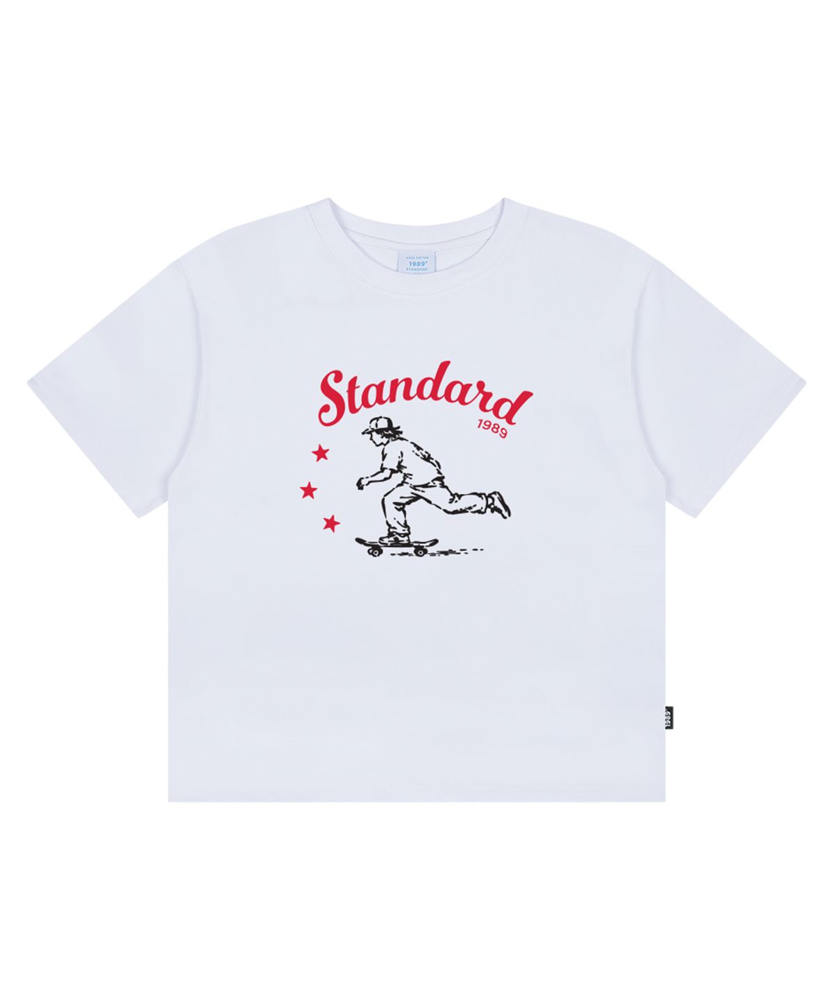 1989스탠다드(1989STANDARD) 1989 SUBCULTURE 쿨코튼 크롭 반소매 (SCTSTD-0264)