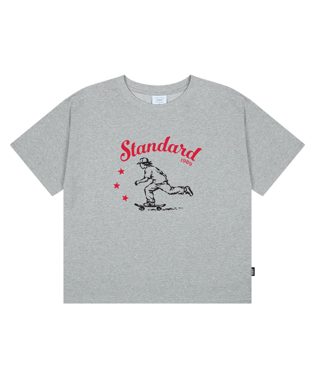 1989스탠다드(1989STANDARD) 1989 SUBCULTURE 쿨코튼 크롭 반소매 (SCTSTD-0264)