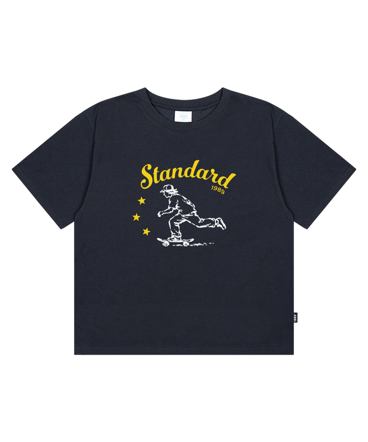 1989스탠다드(1989STANDARD) 1989 SUBCULTURE 쿨코튼 크롭 반소매 (SCTSTD-0264)