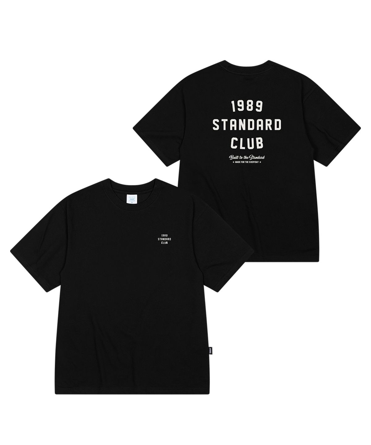 1989스탠다드(1989STANDARD) 1989 CLUB 쿨 코튼 오버핏 반소매 (SISSTD-0272)