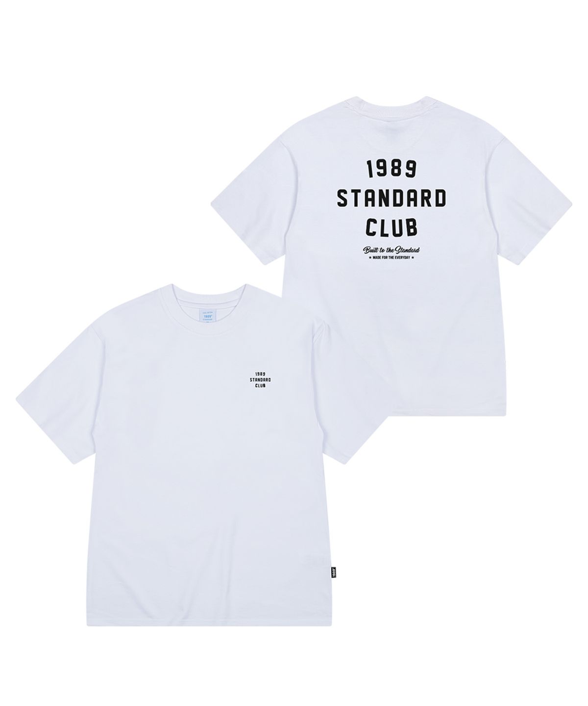 1989스탠다드(1989STANDARD) 1989 CLUB 쿨 코튼 오버핏 반소매 (SISSTD-0272)