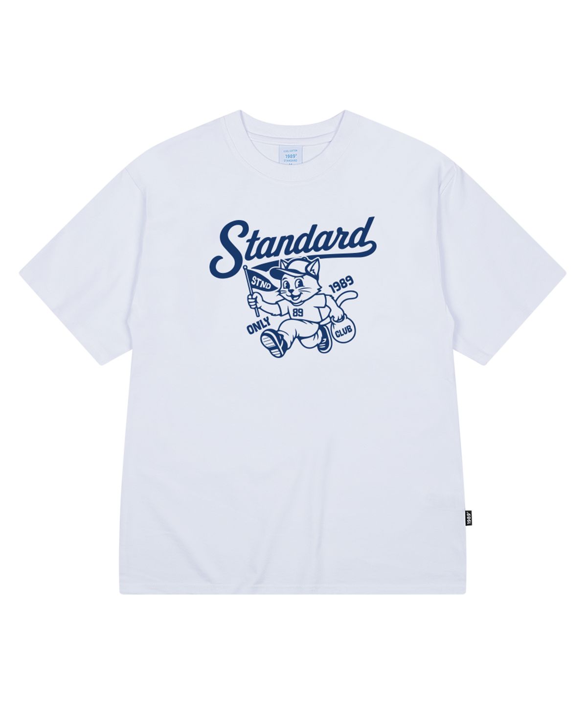 1989스탠다드(1989STANDARD) STND CAT 쿨 코튼 오버핏 반소매 (SISSTD-0269)