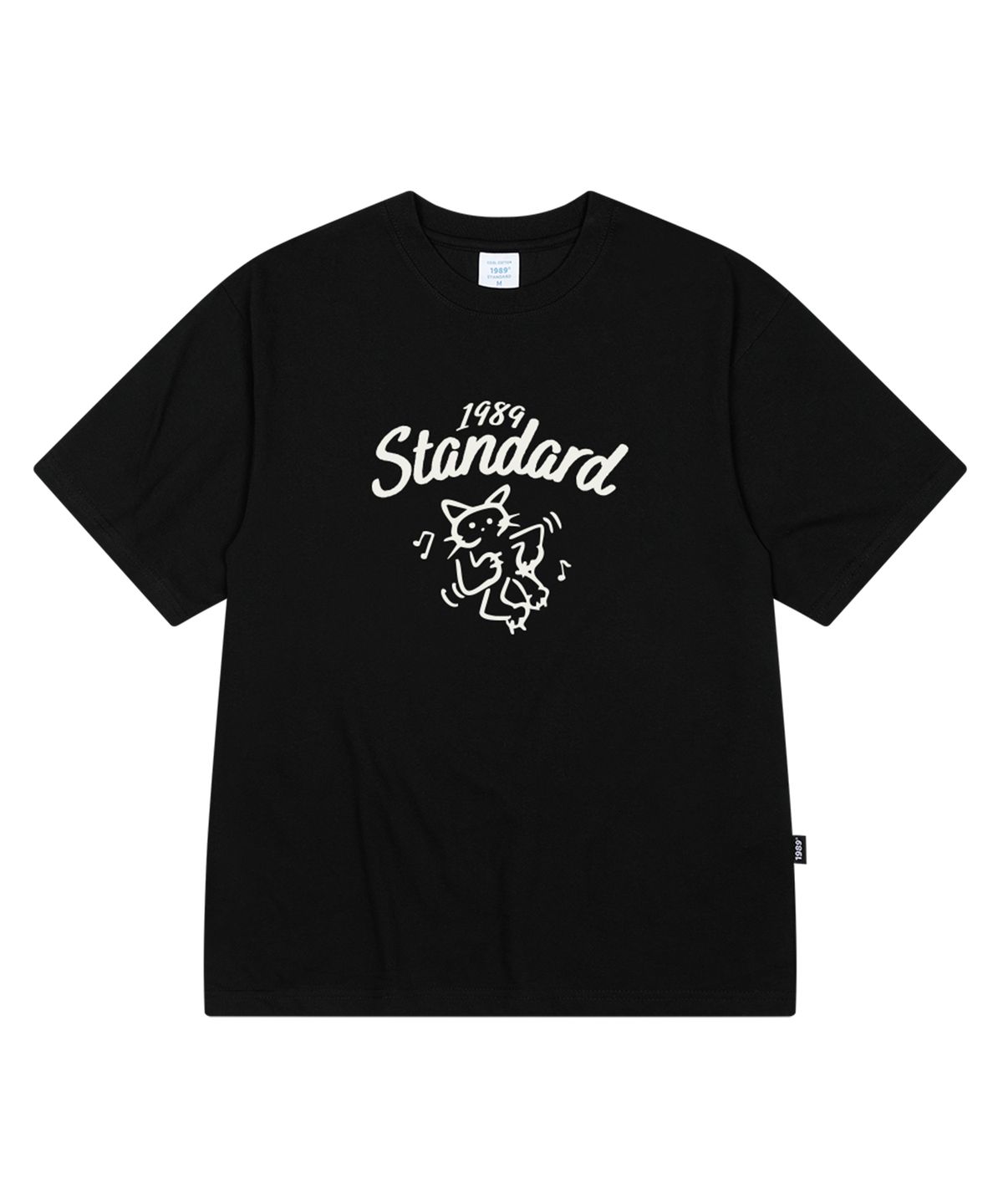 1989스탠다드(1989STANDARD) HAPPY CAT 쿨 코튼 오버핏 반소매 (SISSTD-0267)