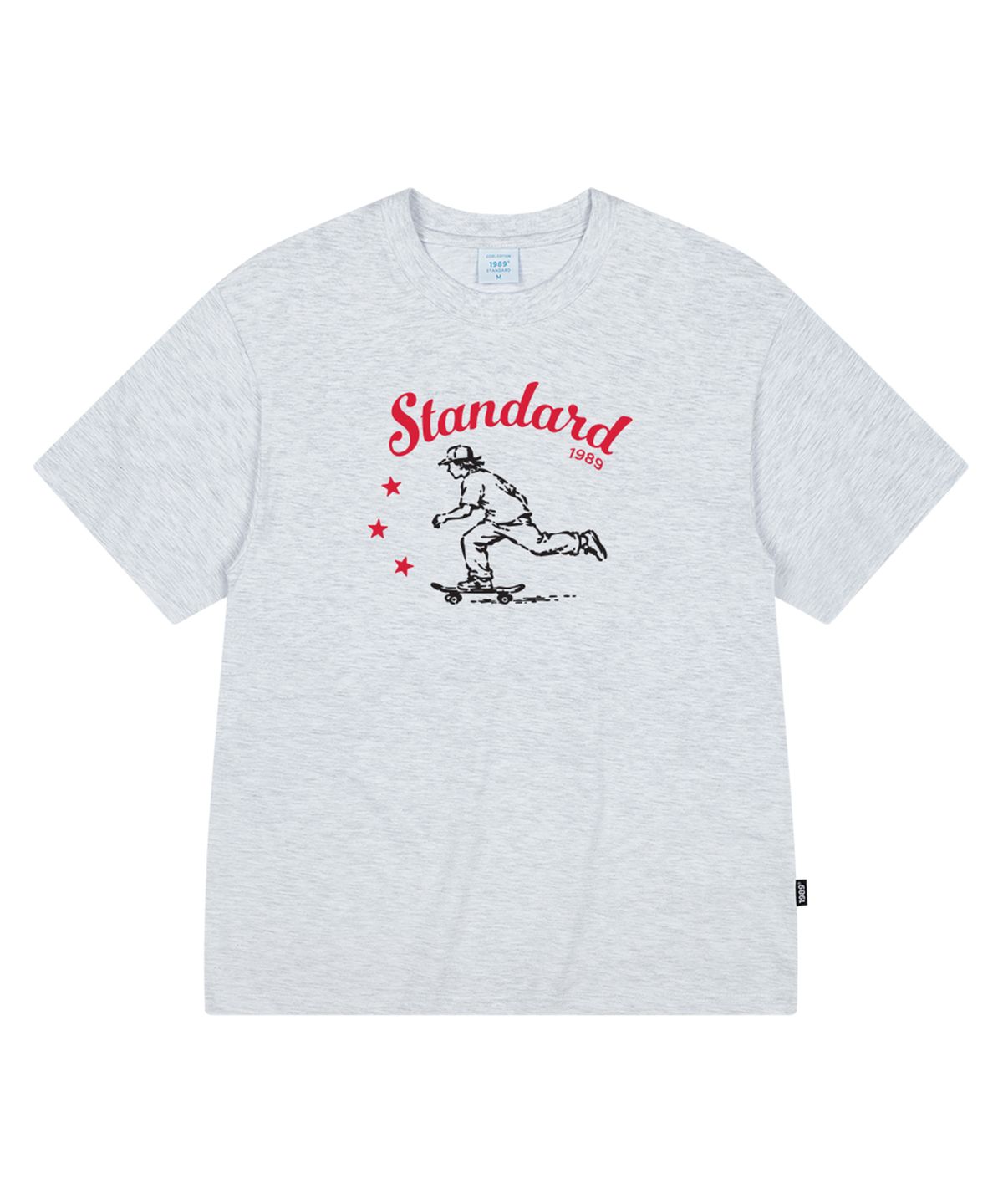 1989스탠다드(1989STANDARD) 1989 SUBCULTURE 쿨 코튼 오버핏 반소매 (SISSTD-0264)