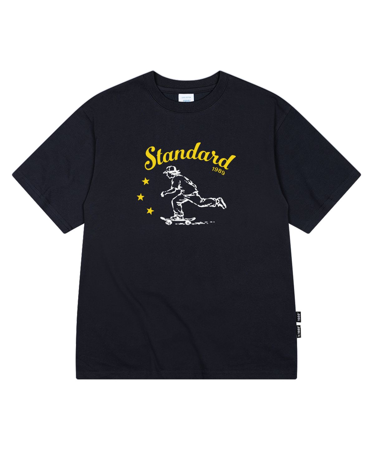 1989스탠다드(1989STANDARD) 1989 SUBCULTURE 쿨 코튼 오버핏 반소매 (SISSTD-0264)