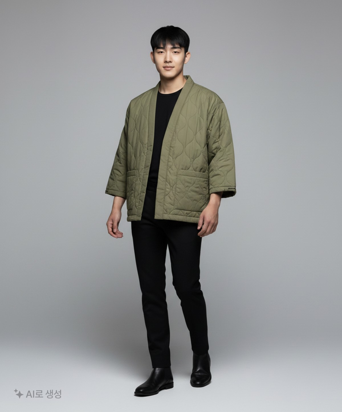프리즘웍스(FRIZMWORKS) QUILTED DURUMAGI JACKET _ OLIVE L