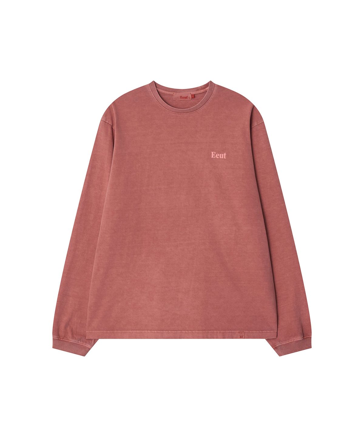 이우트(EEUT) PIGMENT DYED LONG SLEEVE / RED
