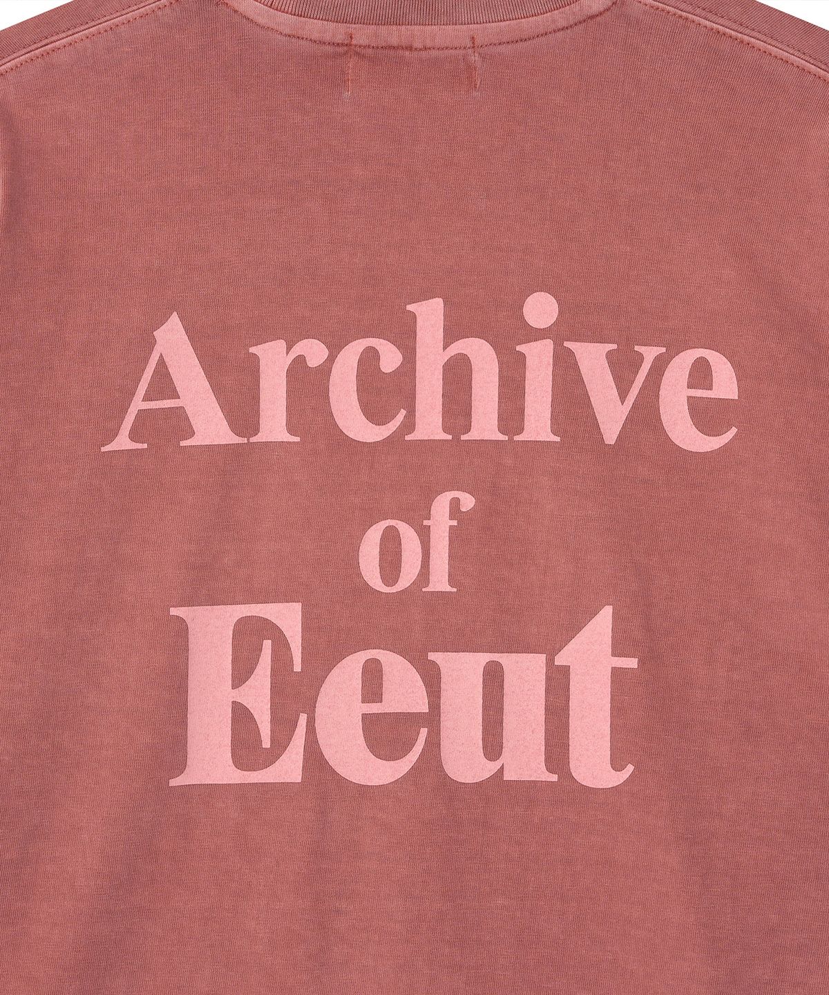 이우트(EEUT) PIGMENT DYED LONG SLEEVE / RED