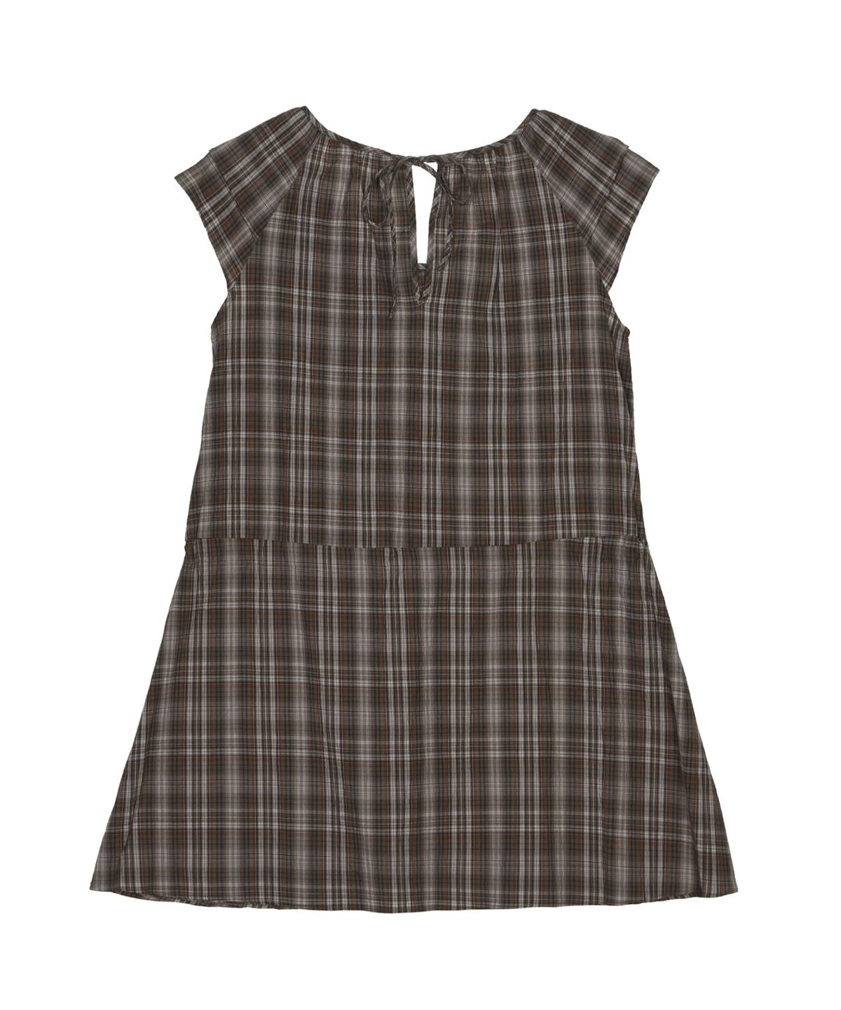 닉앤니콜(NICK&NICOLE) VINTAGE CHECK MINI DRESS_BROWN