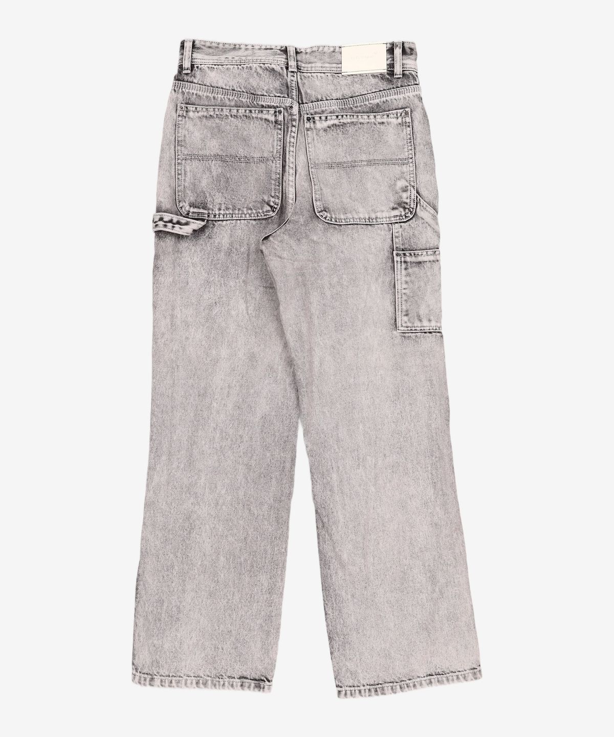 메종미네드(MAISON MINED) WHITE SPREAD CARPENTER DENIM-WHITE