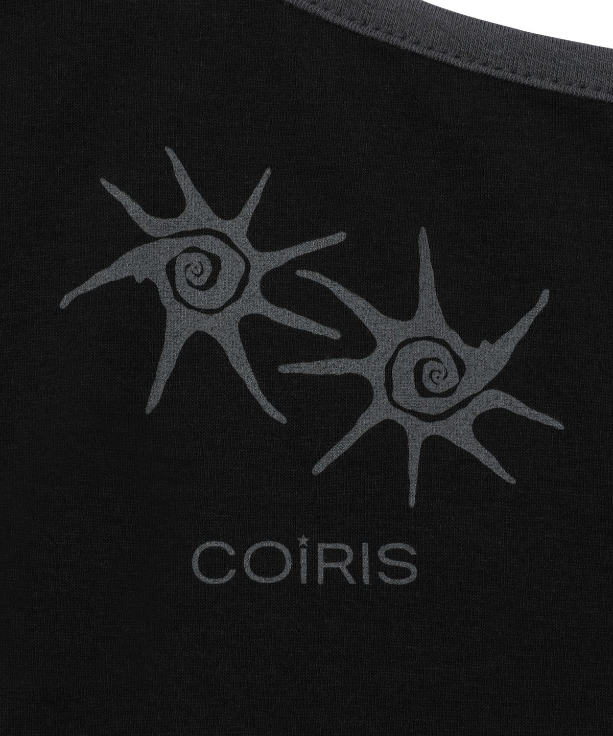 코이리스(COIRIS) 데이즈 원 숄더 슬림 라인 배색 슬리브리스 (2컬러)