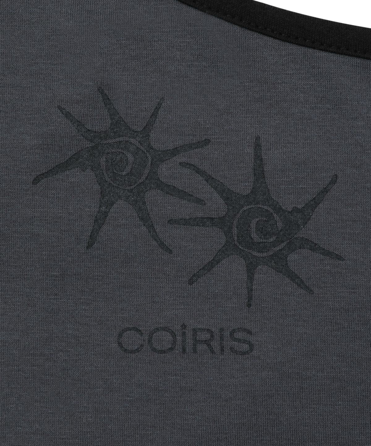 코이리스(COIRIS) 데이즈 원 숄더 슬림 라인 배색 슬리브리스 (2컬러)