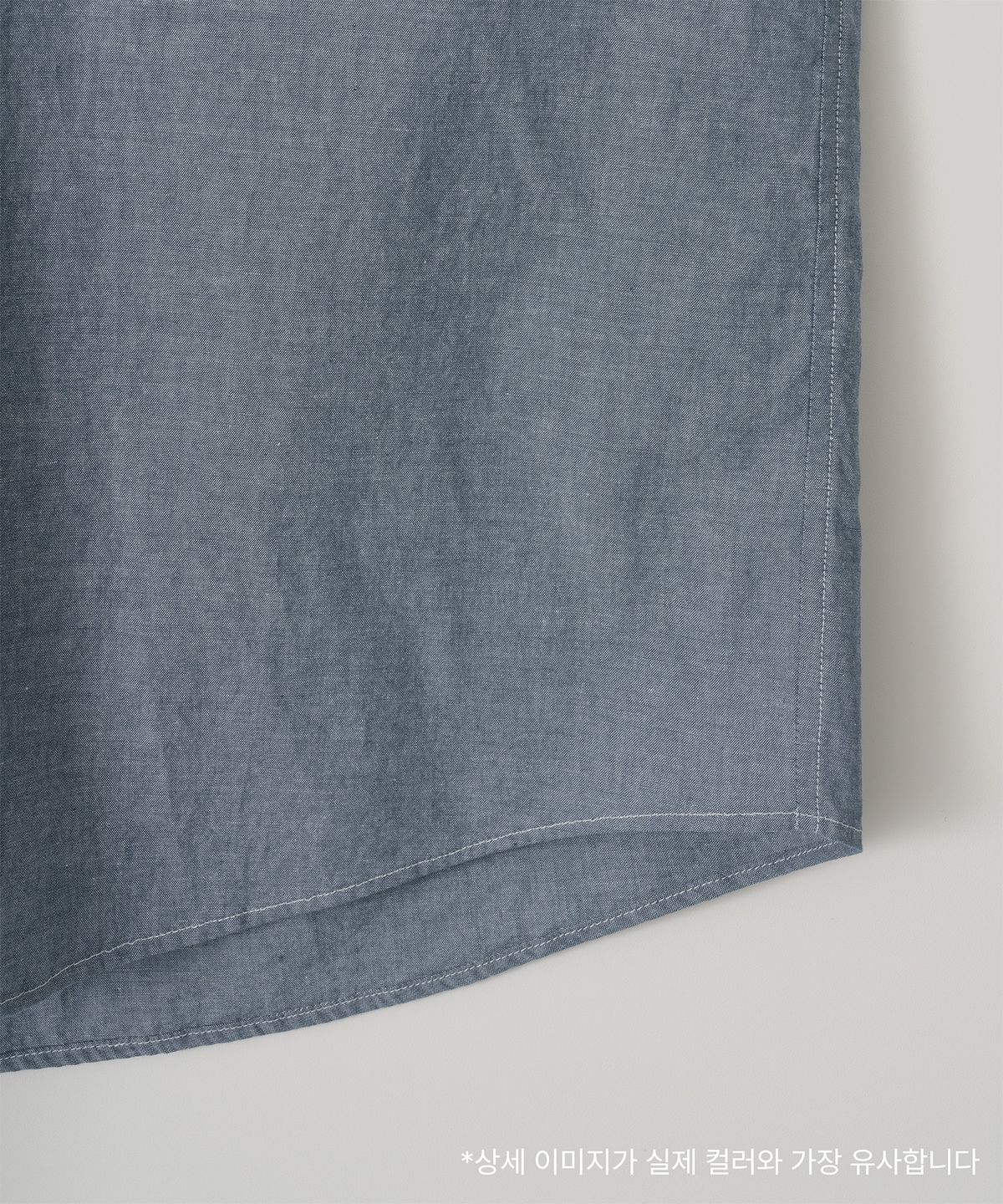 어나더 오피스(ANOTHER OFFICE) Writer Chambray Shirt (Denim)