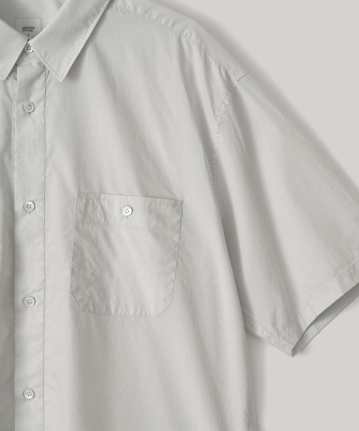 어나더 오피스(ANOTHER OFFICE) Writer Chambray Shirt (Frost)