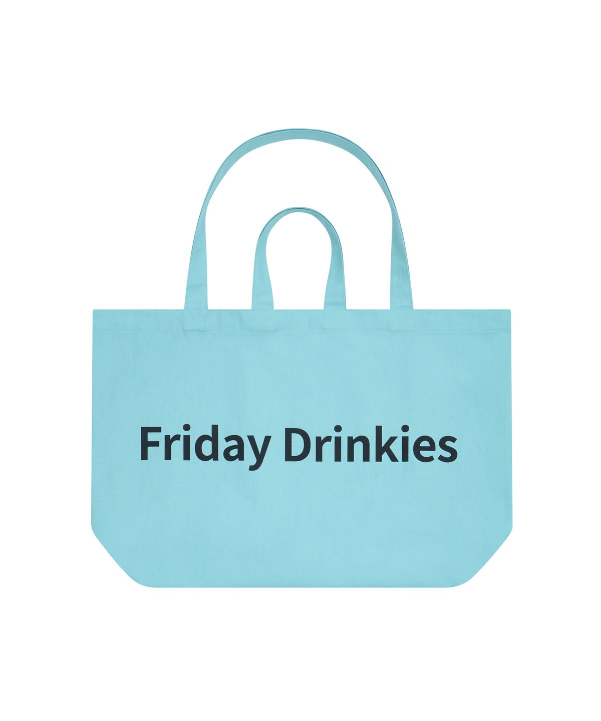 드렁크텍스트(DRUNKTXT) Friday Drinkies 2Way Eco Bag [Mint/Black]