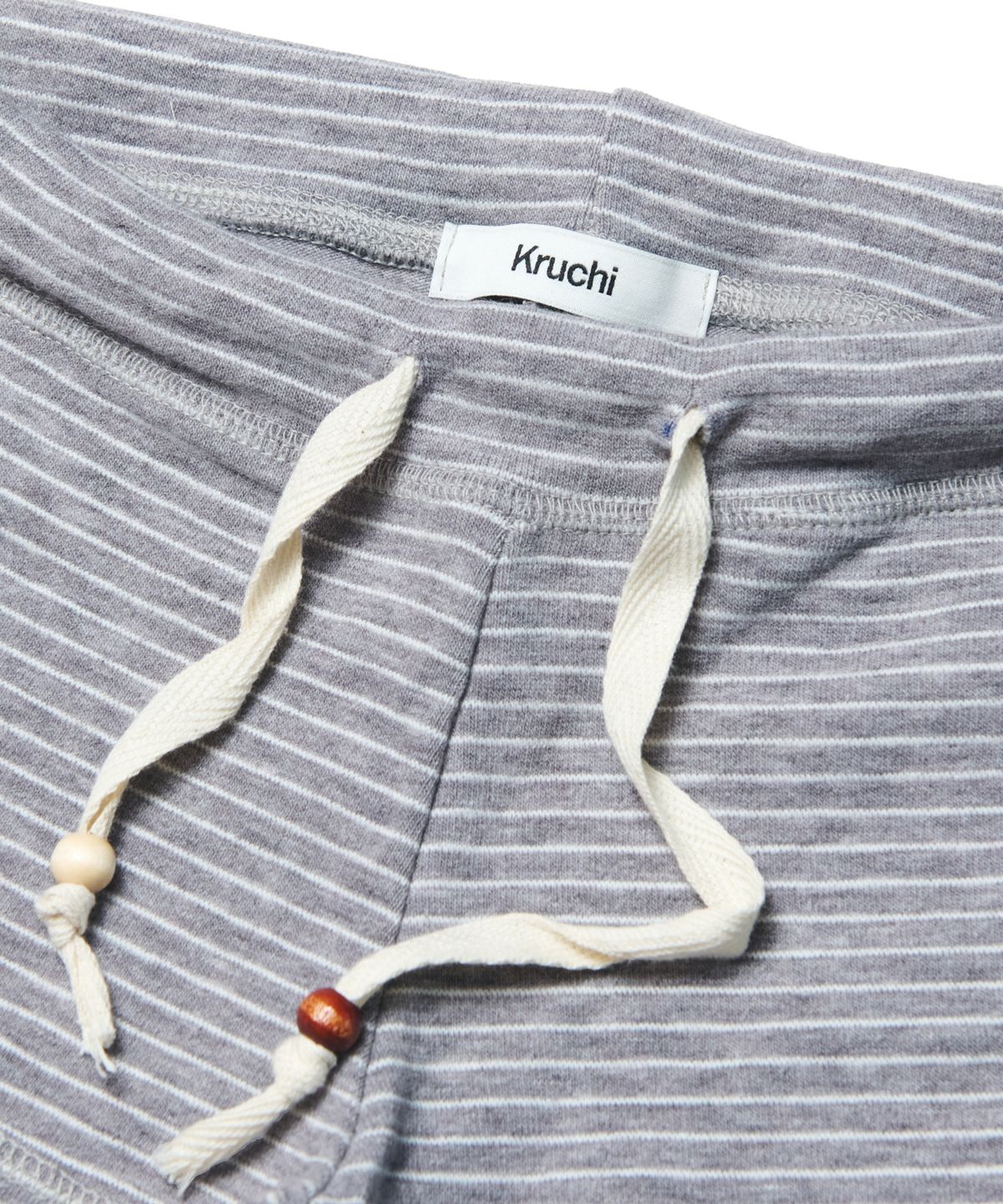 크루치(KRUCHI) STRIPE MICRO SHORT (GREY) WOMENS